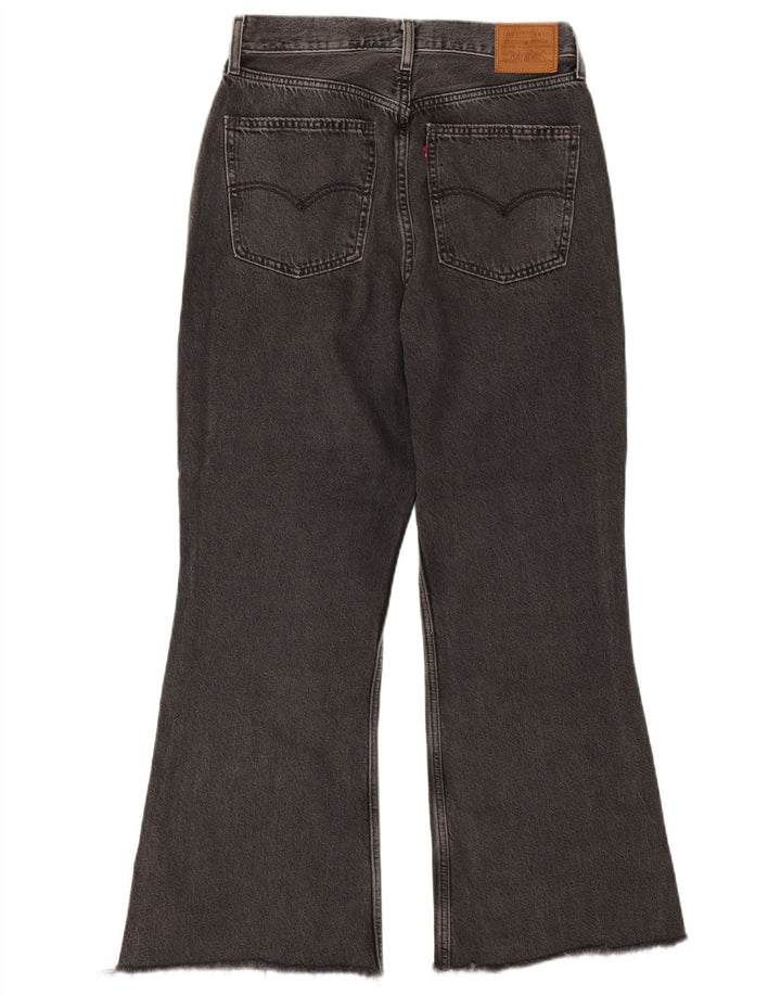 Levi's Dame Højtaljede Flared Jeans W30 L26 Grå Bomuld