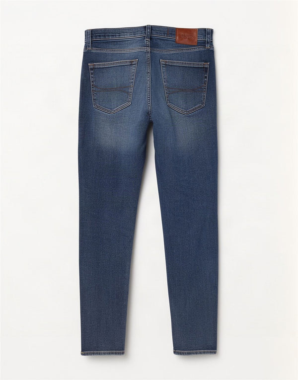 Hollister Womens Distressed Super Skinny Jeans W32 L30 Blue Cotton