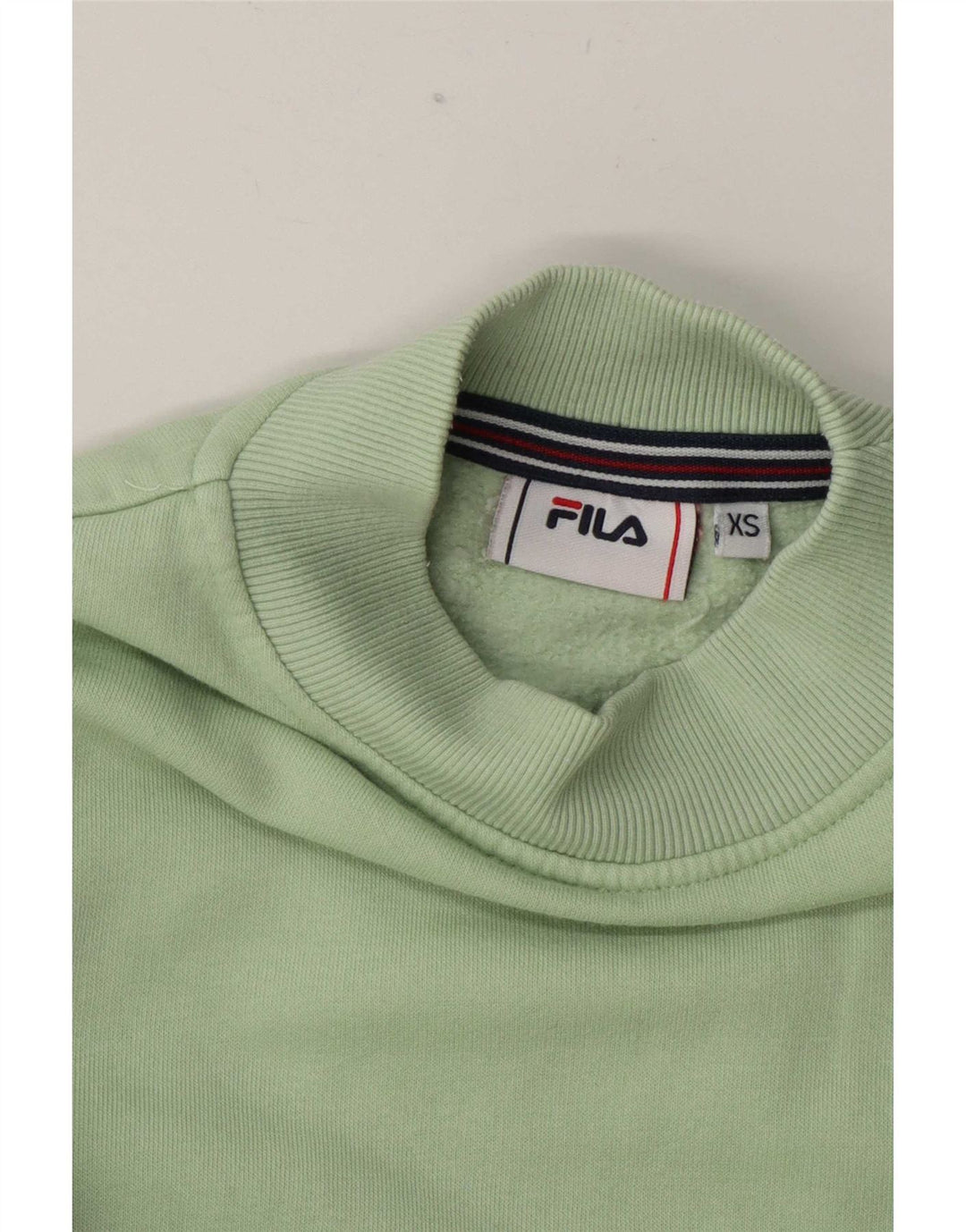 Fila Oversized Sweatshirt Jumper UK 6 XS Grøn Colourblock