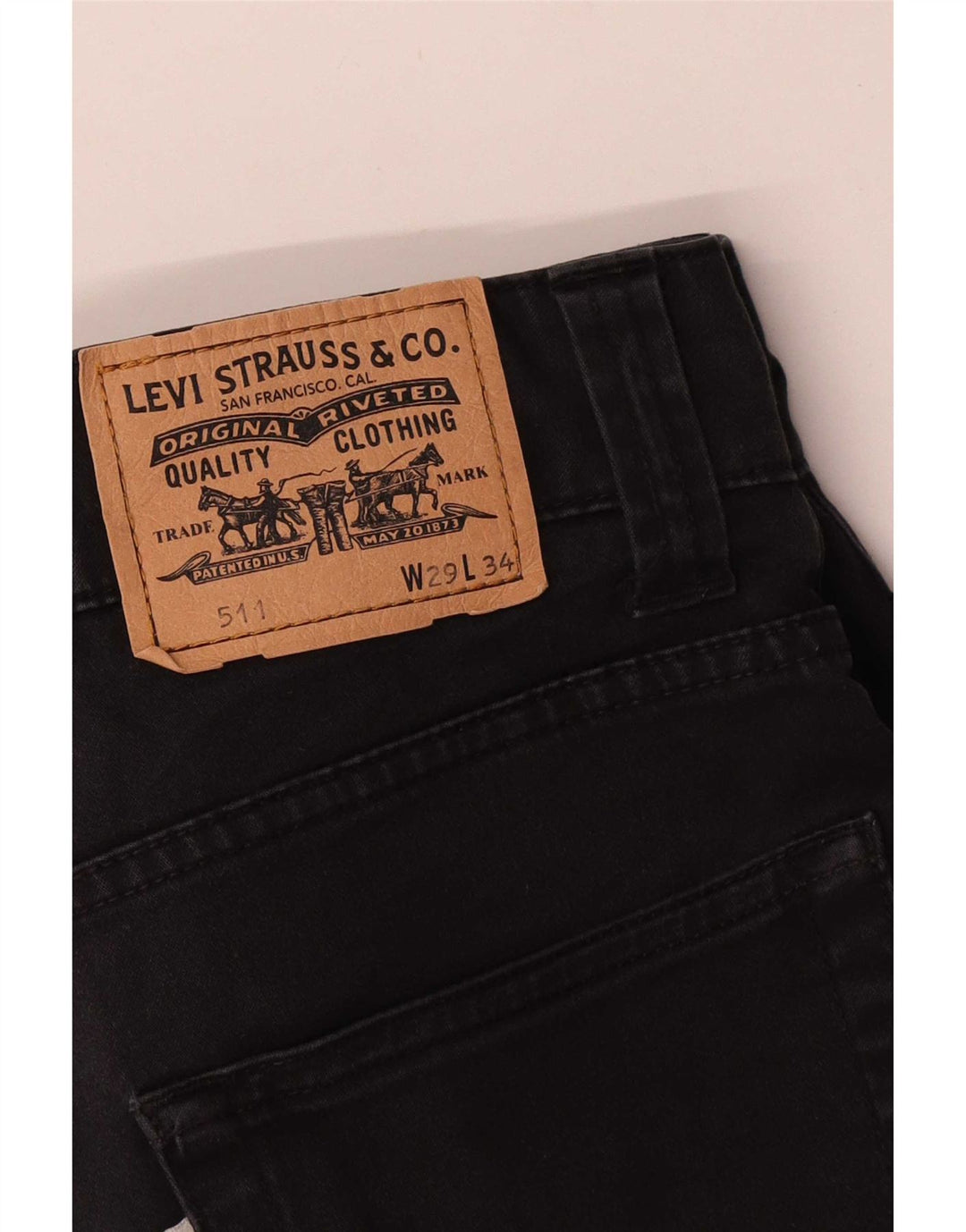 Levi's Herre 511 Slim Casual Bukser W29 L26 Sort