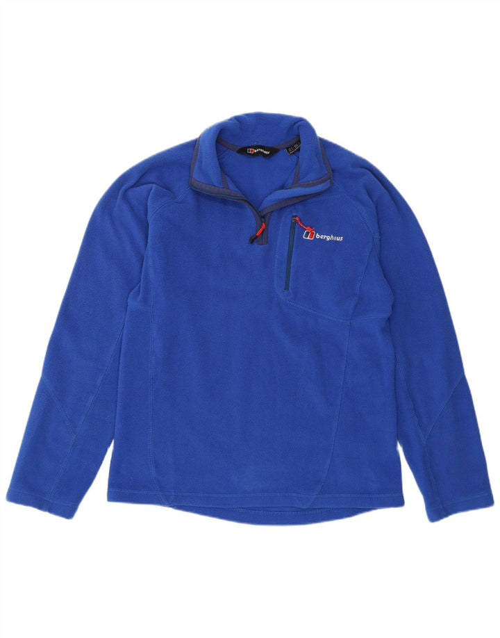 Berghaus Fleece Jumper med lynlås til mænd Lille blå polyester