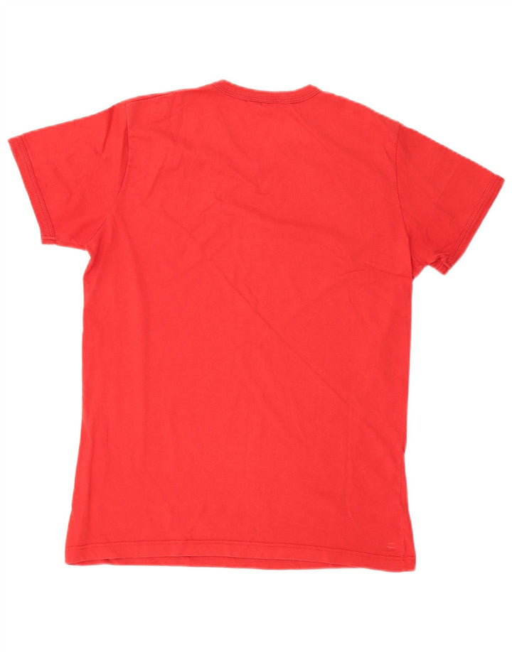 Guess Graphic T-Shirt Top UK 14 Large Red