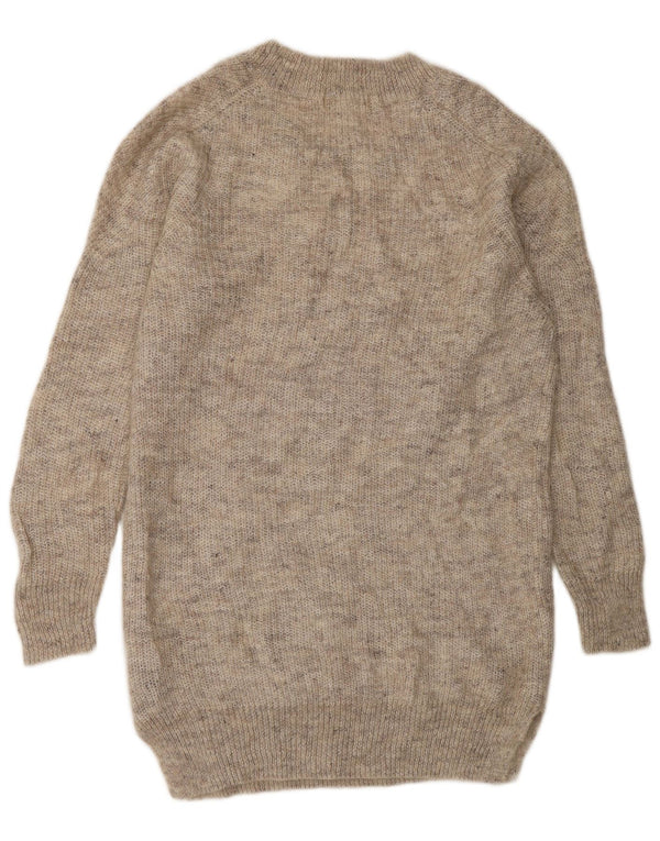 Marks & Spencer Womens Autograph Langærmet Jumper Dress UK 10 Small Grey