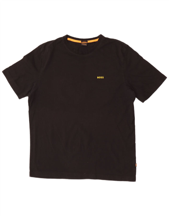 Hugo Boss Herre Grafisk T-Shirt Top 2XL Sort