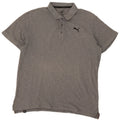 Puma Herre Polo Shirt Stor Grå Bomuld
