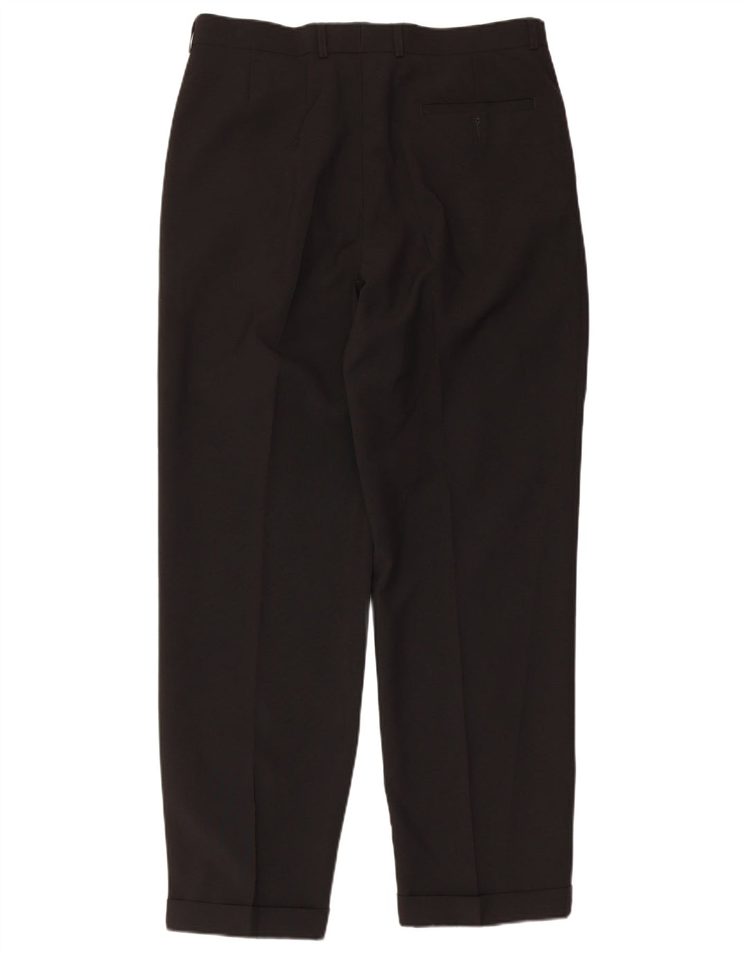MARKS & SPENCER Herre Pegged Suit Bukser W34 L31 Sort Polyester