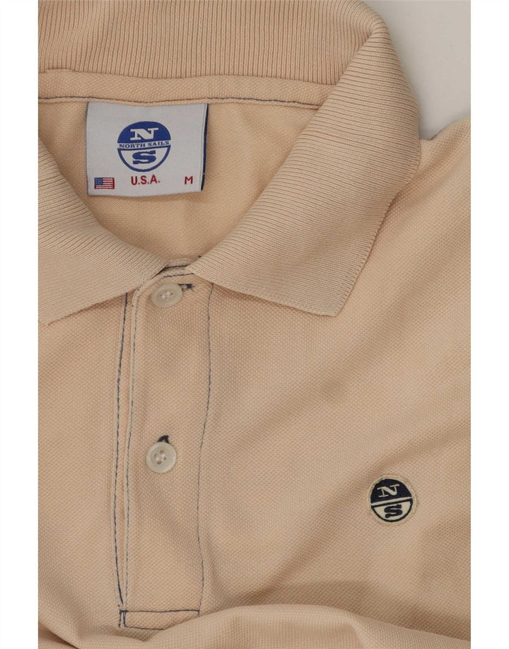 North Sails Herre Polo Shirt Medium Beige Bomuld