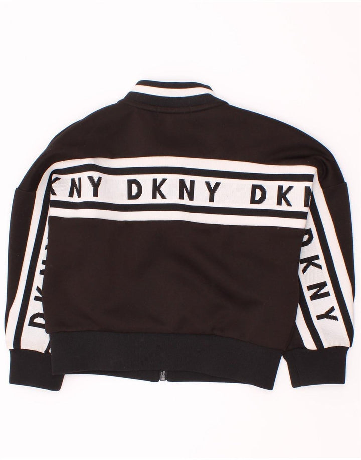 Dkny Girls Grafisk træningsdragt Topjakke 3-4 År Sort Colourblock