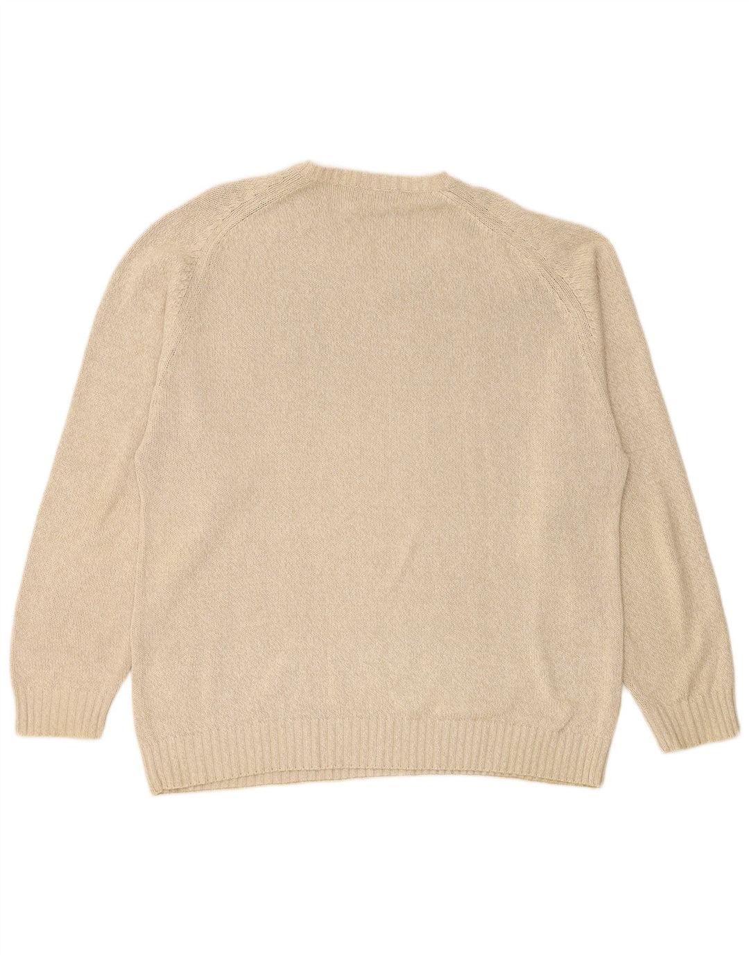 KAPPA Herre V-hals sweater 2XL Beige Bomuld