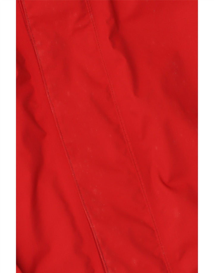 Jack Wolfskin Regnjakke til mænd UK 40/42 Stor rød polyamid