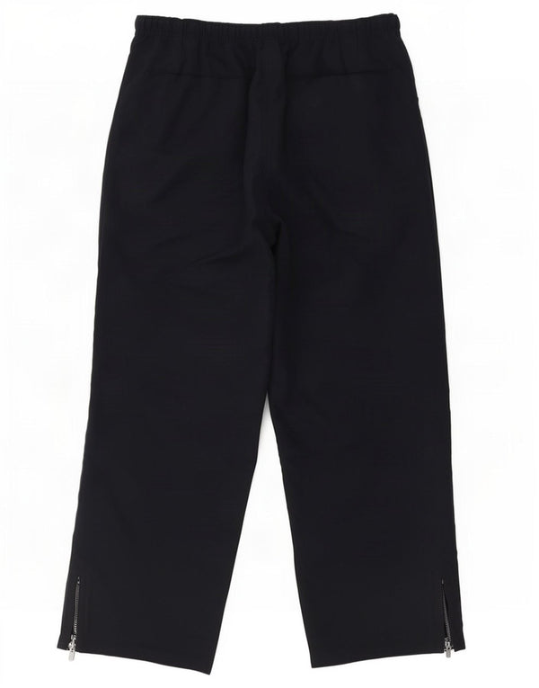 Reebok Womens Crop træningsdragt Bukser UK 16 Large Navy Blue