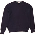 FILA Mens Crew Neck Jumper Sweater Medium Navy Blue Vintage Fila and Second-Hand Fila from Messina Hembry 