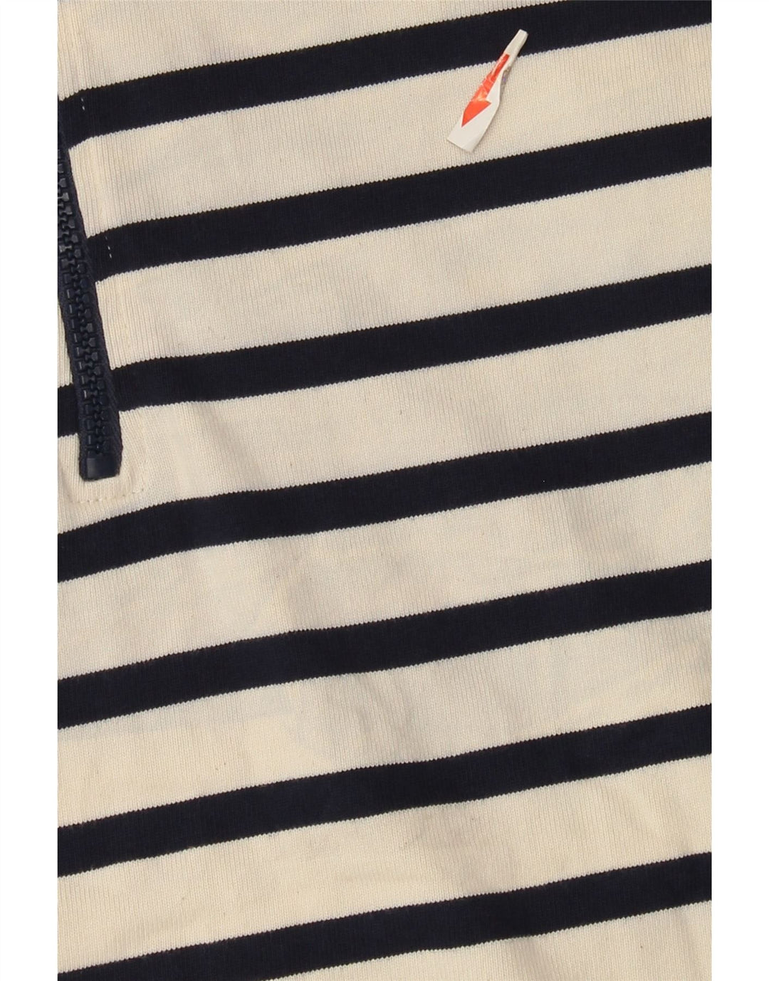 Zara Langærmet Polo Shirt til mænd Medium Off White Stribet bomuld