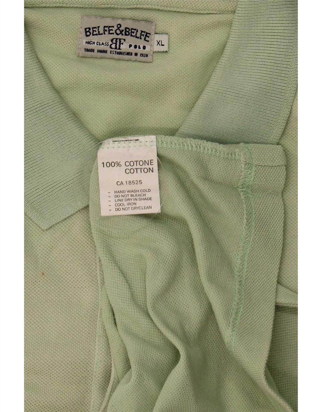Belfe & Belfe Herre poloshirt XL Grøn Bomuld
