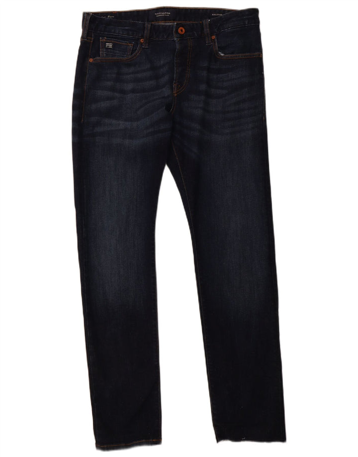 SCOTCH & SODA Herre Ralston Slim Jeans W31 L32 Marineblå Bomuld