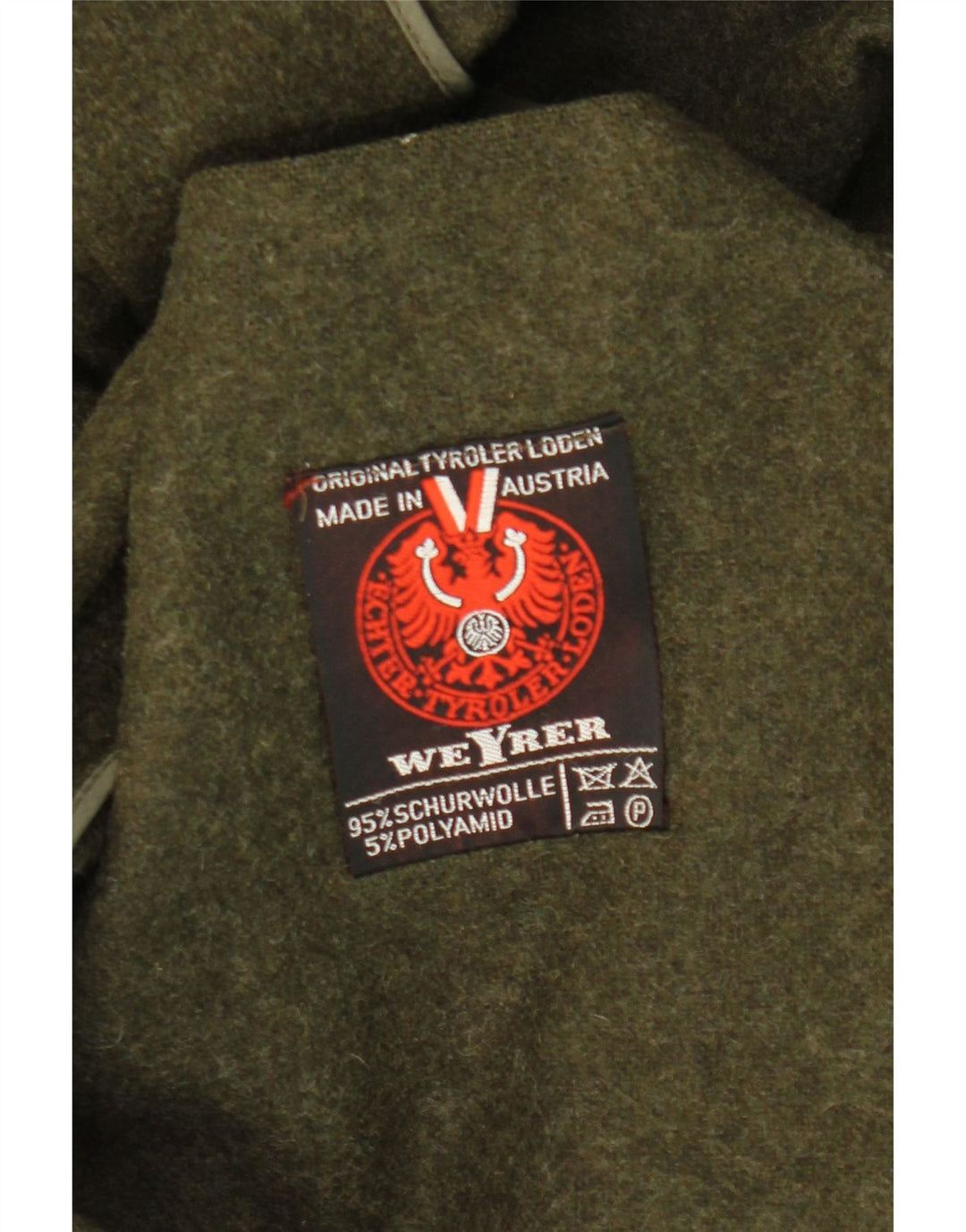 Weyrer Herre Cape Coat One Size Khaki Wool