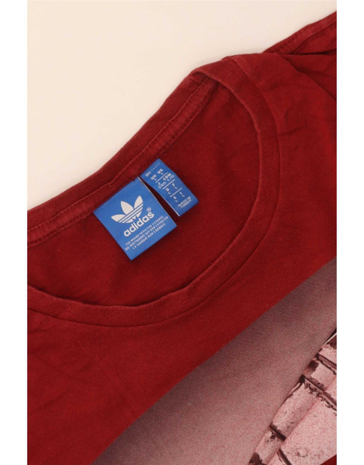 Adidas Herre Grafisk T-Shirt Top Stor Rød