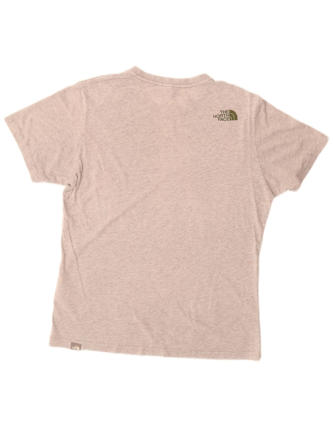 THE NORTH FACE Mens Graphic T-Shirt Top Small Grey Cotton
