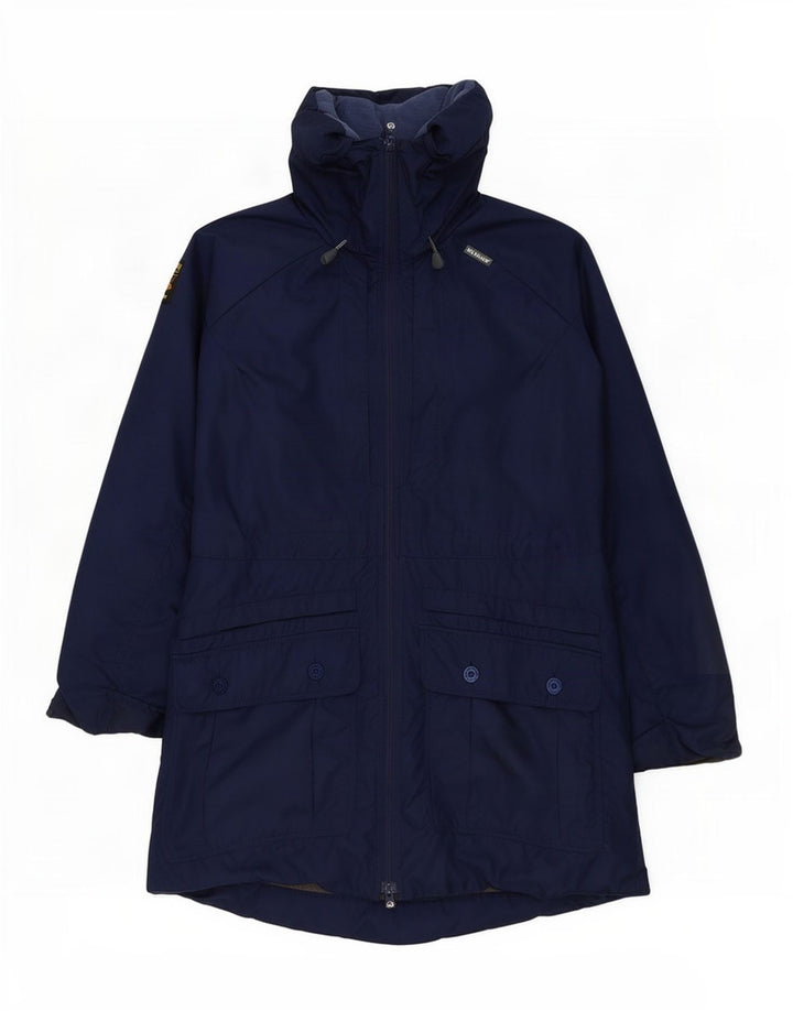 Paramo Dame Hætte Oversized Parka Jacket UK 14 Medium Navy Blue
