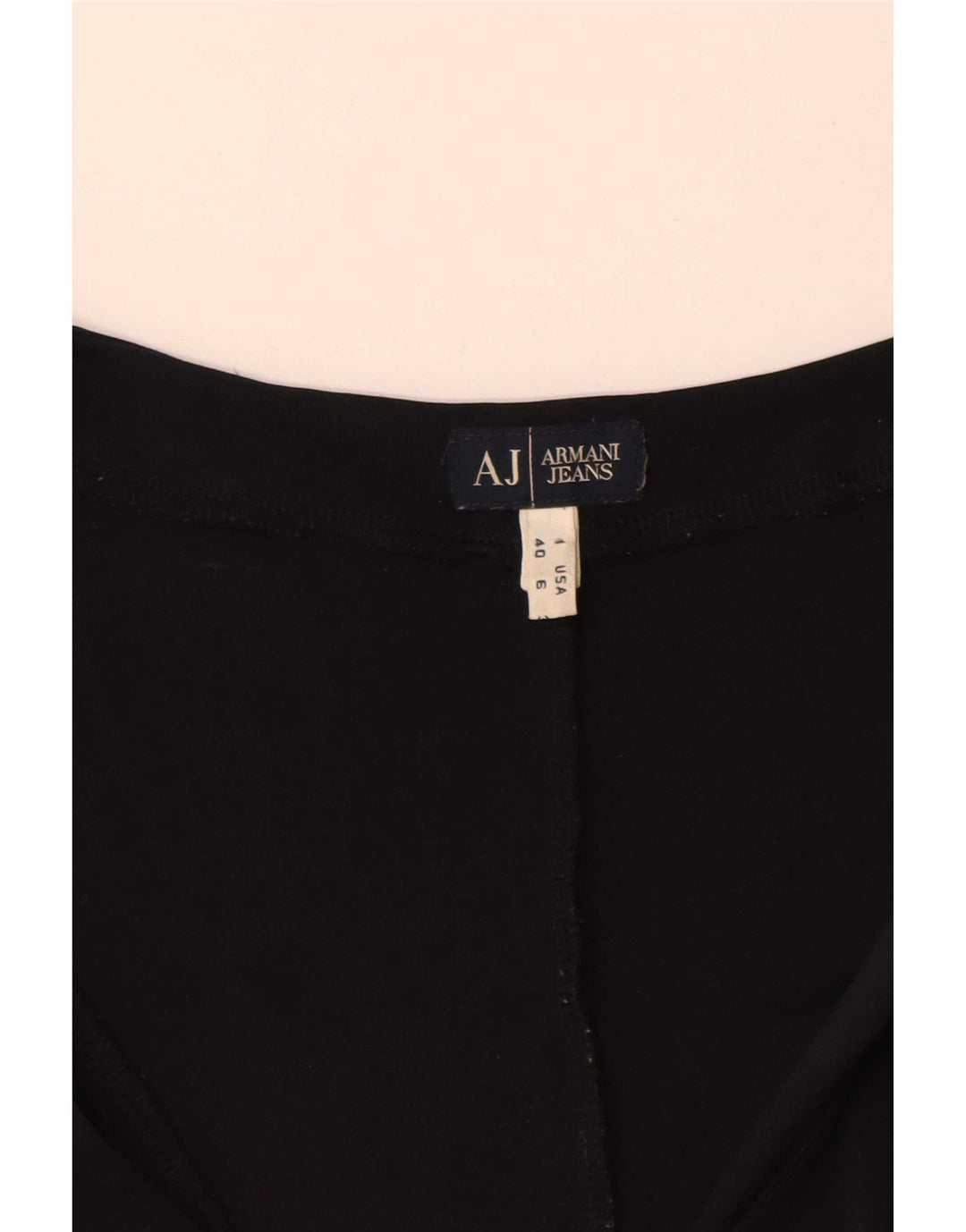 Armani Jeans Dame Bodycon Kjole US 6 Medium Sort
