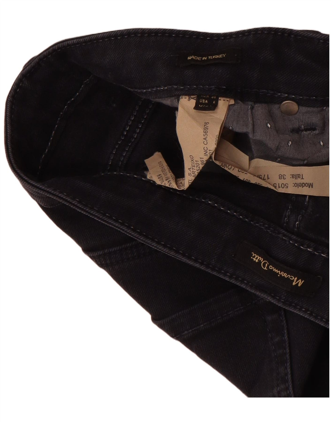 Massimo Dutti Dame Slim Jeans EU 38 Small W28 L30 Marineblå Bomuld