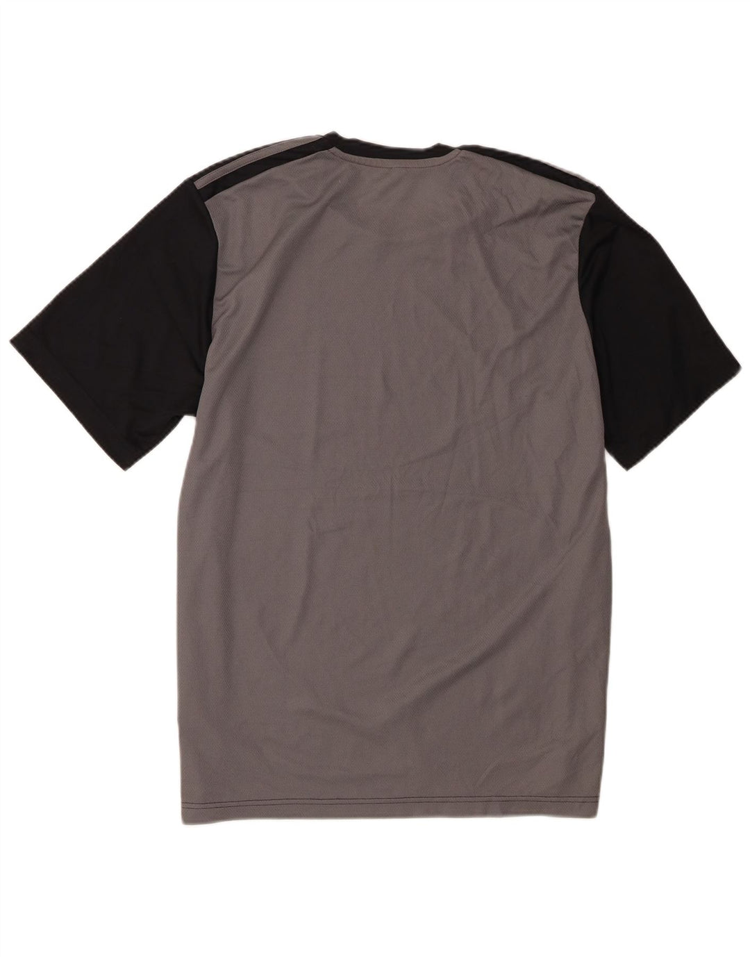 Adidas Herre T-Shirt Top Stor Sort Colourblock Polyester