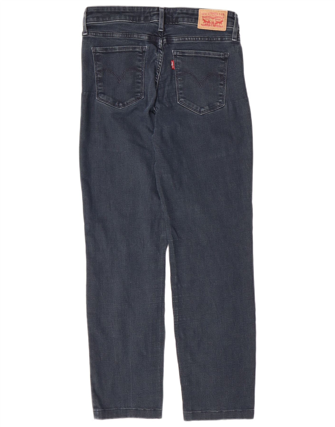 LEVI'S Dame 712 Slim Jeans W28 L27 Blå Bomuld