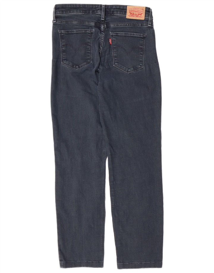 LEVI'S Dame 712 Slim Jeans W28 L27 Blå Bomuld