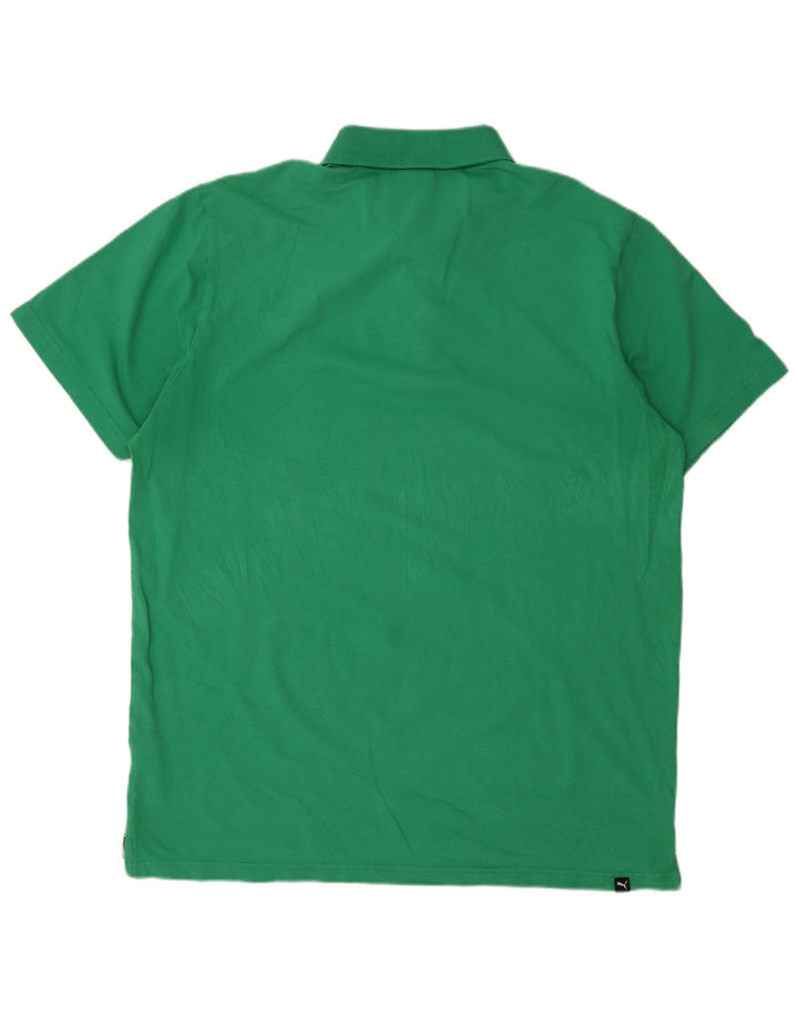 PUMA Poloshirt til mænd XL Grøn Bomuld