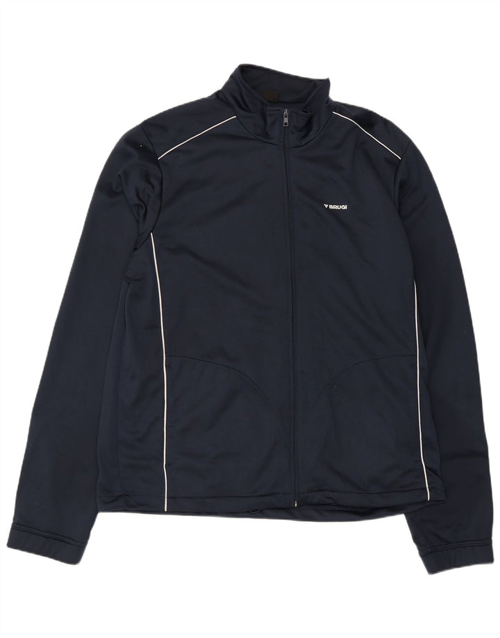 Brugi Træningsdragt til mænd Topjakke XL Marineblå Polyester