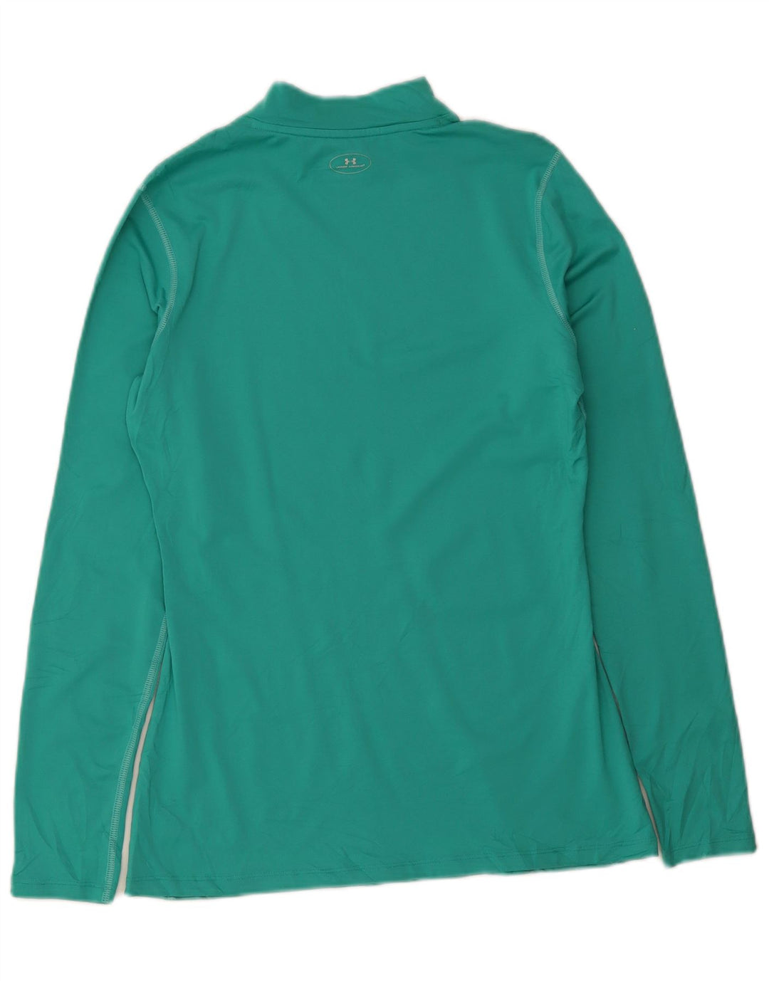 Under Armour Herre Heat Gear Top Langærmet Stor Grøn Polyester