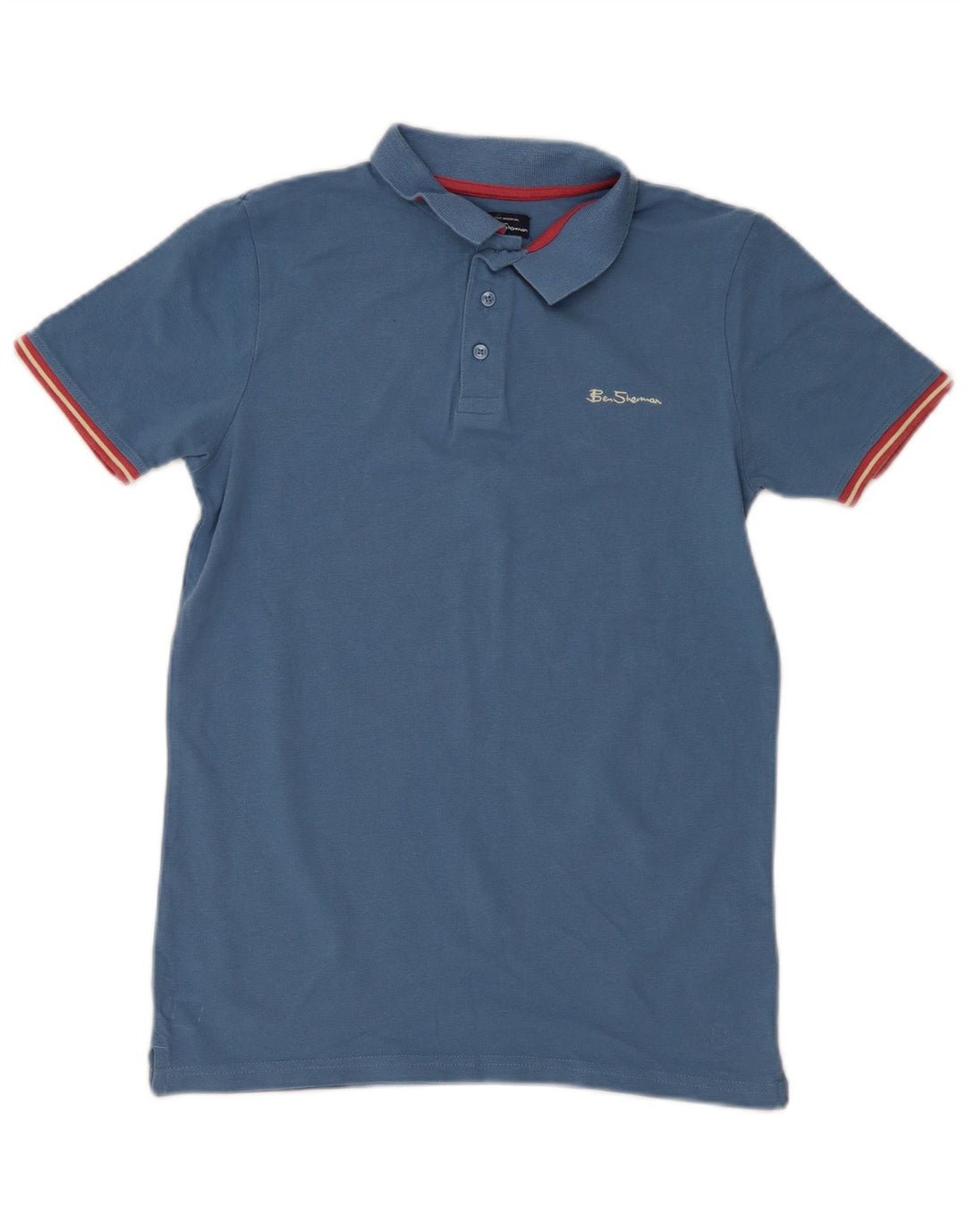 Ben Sherman drenge poloskjorte 14-15 år blå bomuld