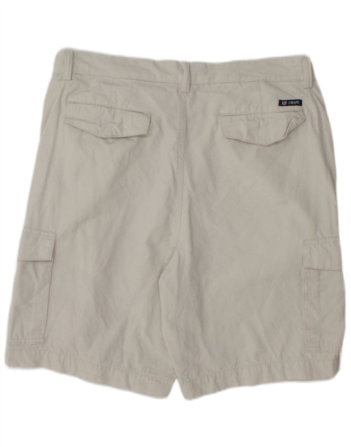 Chaps Herre Cargo Shorts W34 Stor Beige Bomuld