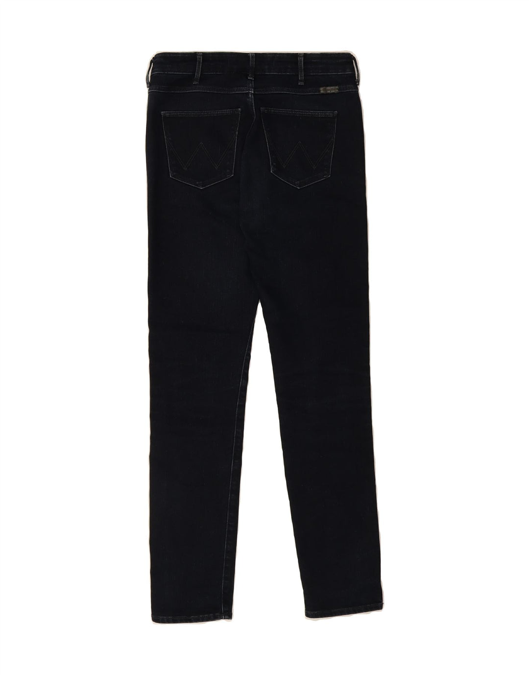 WRANGLER Womens Slim Jeans W28 L30 Navy Blue Cotton Vintage Wrangler and Second-Hand Wrangler from Messina Hembry 