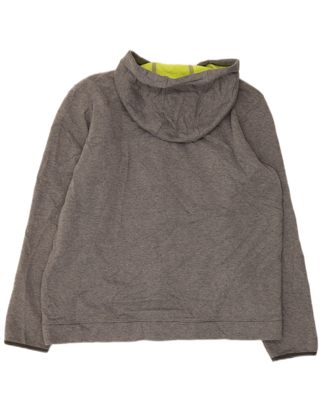EDDIE BAUER Hættetrøje med lynlås til mænd Large Grå Polyester