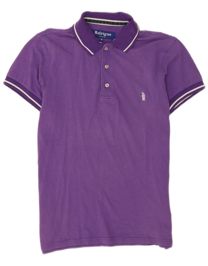 Refrigue herre poloshirt Medium lilla bomuld