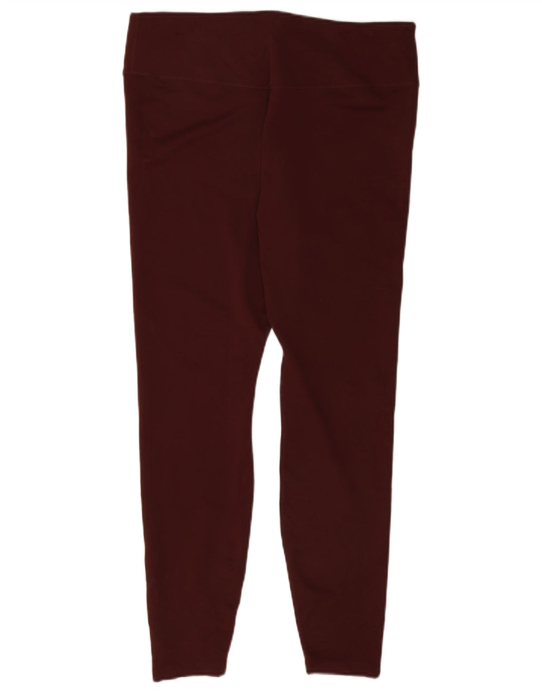 Nike Dame Dri Fit Leggings UK 20 2XL Maroon Polyester