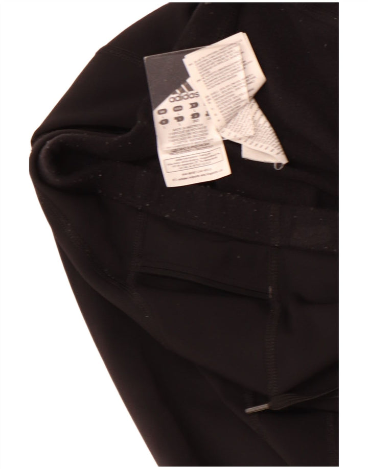 ADIDAS Træningsdragtsbukser til kvinder UK 14 Stor sort nylon