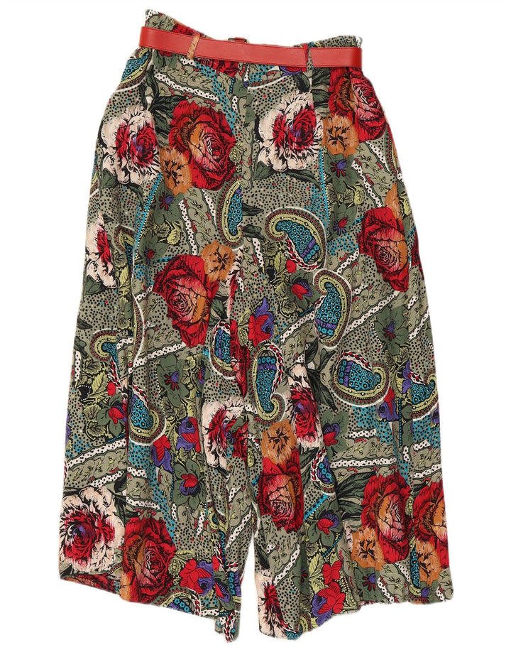 Vintage kvinders højtaljede haremsbukser EU 38 Medium W26 L19 Flerfarvet