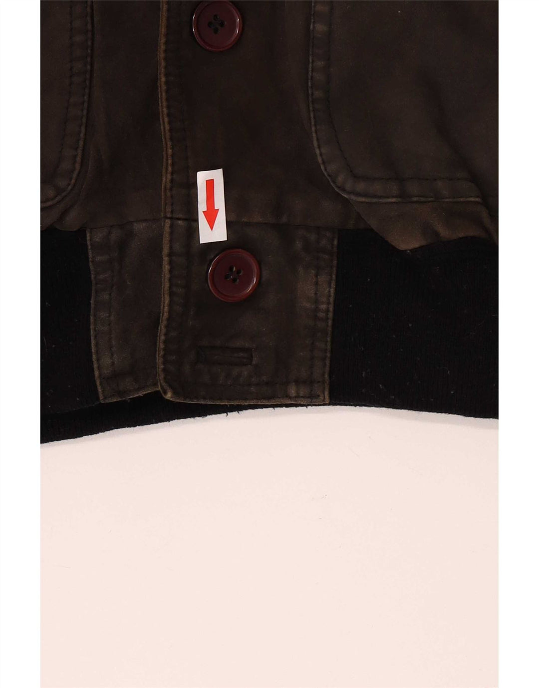 Vintage herre ruskind bomberjakke UK 40 Large Khaki