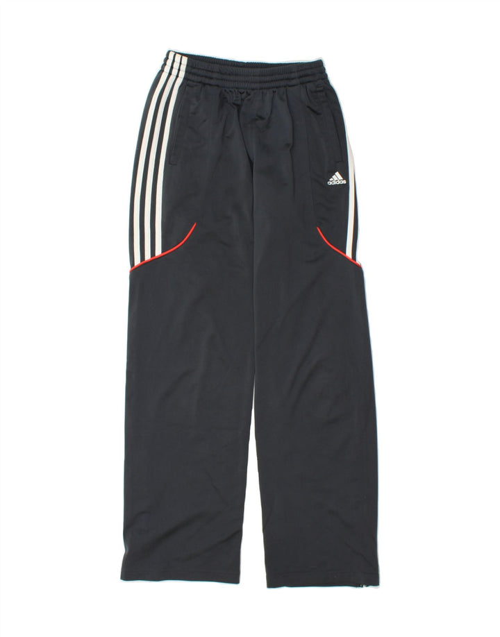 ADIDAS Boys Tracksuit Trousers 13-14 Years Grey Polyester Vintage Adidas and Second-Hand Adidas from Messina Hembry 