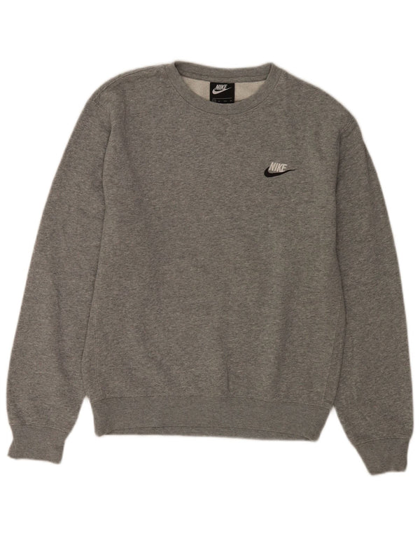 Nike Loose Fit Sweatshirt Jumper XS Grå Flecked Bomuld