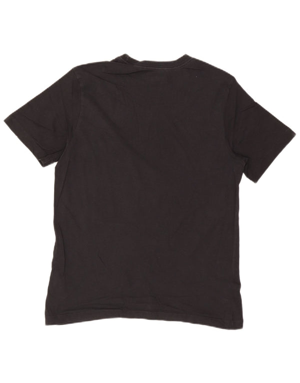Nike Mens Graphic T-Shirt Top Medium Black Cotton