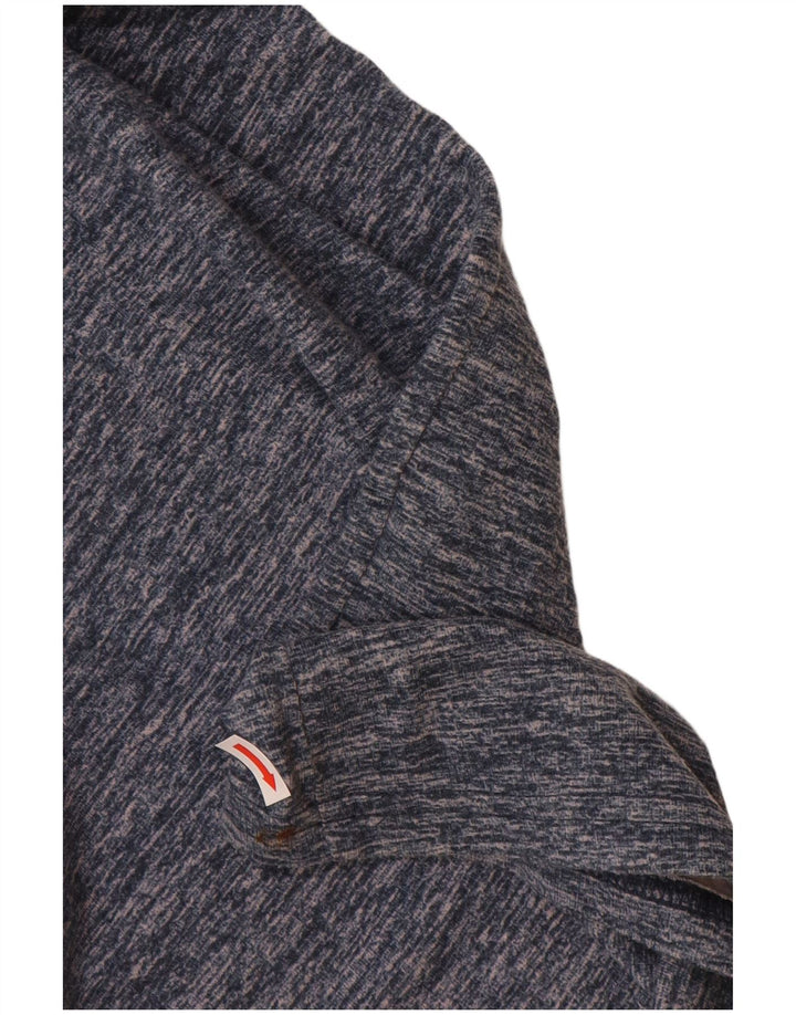 HOLLISTER Herre T-Shirt Top Lille Navyblå Flecked Bomuld