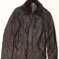 IANNALFO & SGARIGLIA Mens Leather Jacket IT 50 Large Brown Leather Vintage Iannalfo & Sgariglia and Second-Hand Iannalfo & Sgariglia from Messina Hembry 
