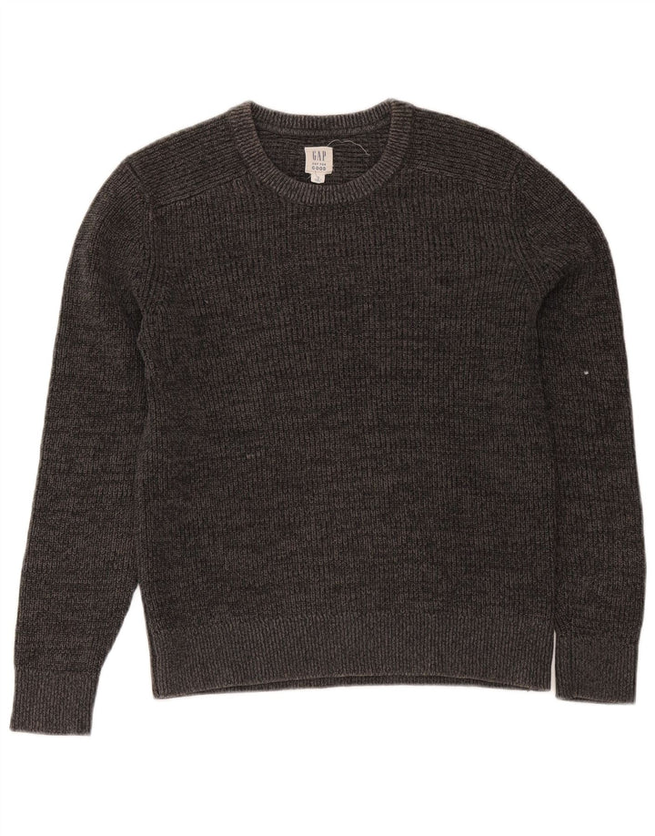Gap Herre sweater med rund hals XS grå bomuld