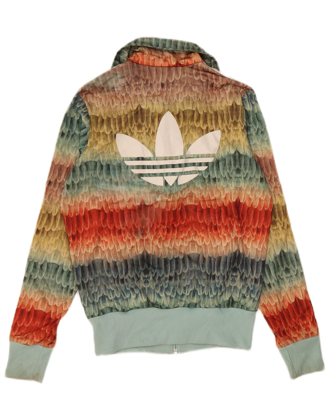 Adidas Dame træningsdragt Top Jacket UK 10 Small Multicolored Geometric