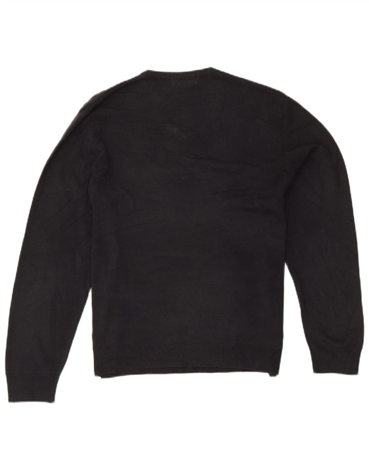 Marks & Spencer Herre Blue Harbor V-hals sweater Medium Navy Akryl