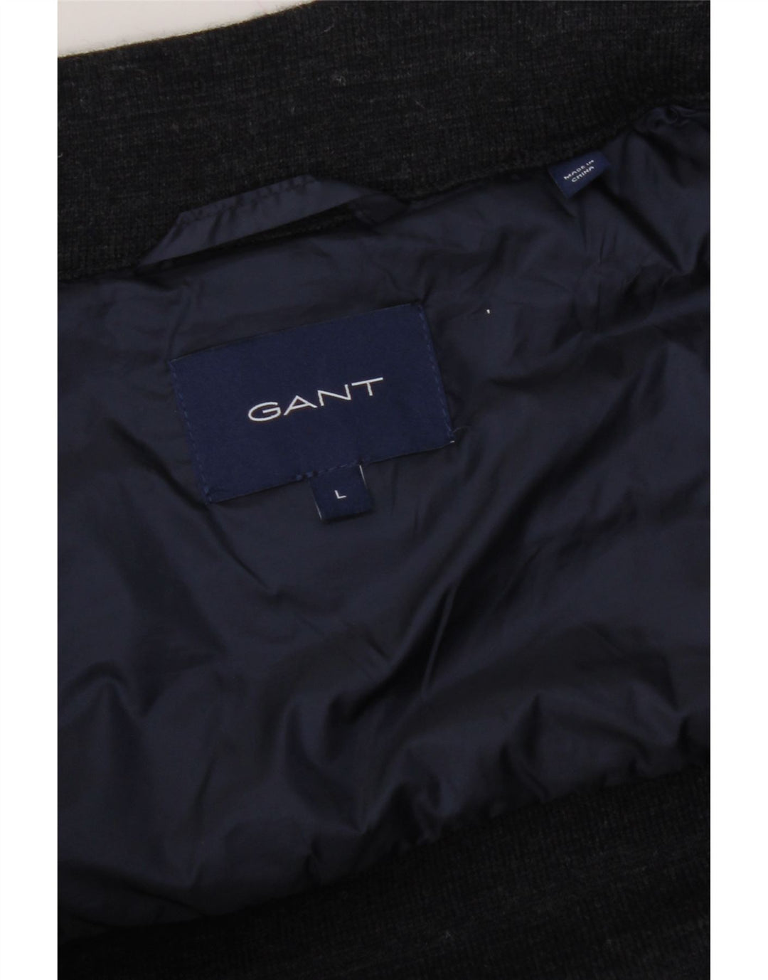 GANT Dame Polstret Gilet UK 16 Large Navy Blue
