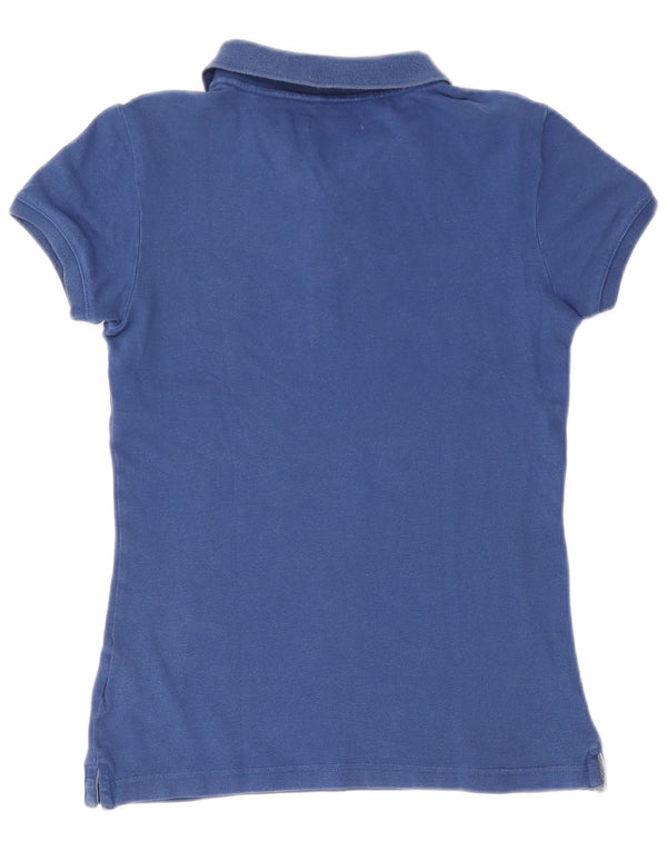Adidas Dame Polo Shirt EU 36 Small Navy Blue Bomuld